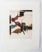 Handgesigneerde Kleurets - Abstracte Compositie, Antiek en Kunst, Ophalen of Verzenden