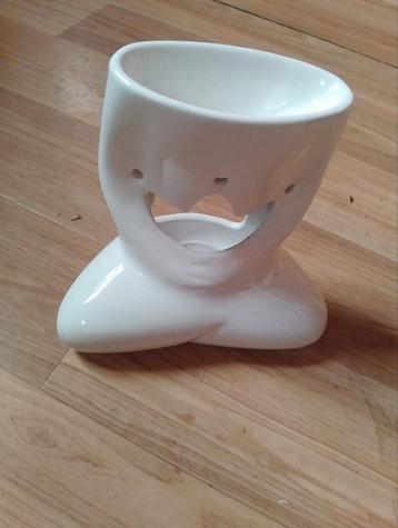 Witte Waxinelichthouder - Sfeervol beschikbaar voor biedingen