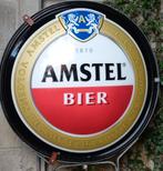 Amstel bier reclame bord met verlichting, Ophalen