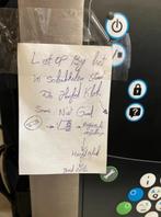 Flessenprinter Domino 259, Ophalen