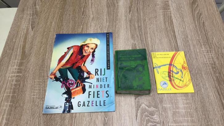 Boekje / Folders/ Gazelle collectie 1994  boekje  onderhoud, Fietsen en Brommers, Handleidingen en Instructieboekjes, Gebruikt