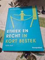 Ethiek en Recht in Kort Bestek - E.H. Schotman, Gelezen, E.H. Schotman, Alpha, HBO