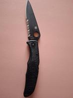 Spyderco Endura zwart, Caravans en Kamperen, Kampeergereedschap, Ophalen of Verzenden, Zo goed als nieuw