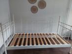 Eénpersoonsbed, Huis en Inrichting, Slaapkamer | Bedden, Ophalen, Gebruikt, 200 cm, Metaal