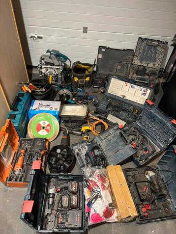 Partij gereedschap bosch makita rubi beschikbaar voor biedingen