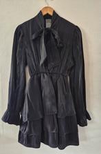 Zwarte Party Dress Moda Italia, Kleding | Dames, Jurken, Moda Italia, Verzenden, Zwart, Nieuw