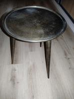 Bronzen Bijzettafel, Ophalen, Rond, Minder dan 55 cm, Minder dan 45 cm