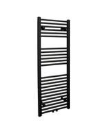 Mat Zwarte Designradiator Polo 118x40 - Nieuw in Doos, Ophalen, 500 tot 800 watt, Radiator, Nieuw