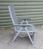 Kettler Easy relaxfauteuil aluminum tuinstoel ligstoel grijs, Tuin en Terras, Tuinstoelen, Ophalen, Zo goed als nieuw, Aluminium