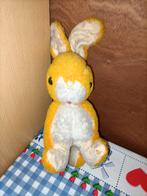 Oude oranje konijn knuffel 23 cm groot uit 1965, Ophalen of Verzenden, Konijn