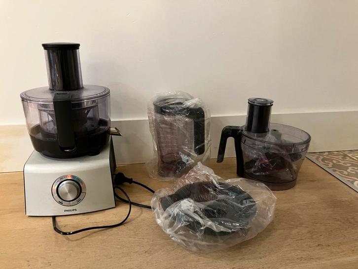 Philips Keukenmachine, Witgoed en Apparatuur, Keukenmixers, Zo goed als nieuw, 1 tot 2 liter, 3 snelheden of meer, Vaatwasserbestendig