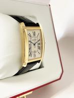 18 Karaat Goud Cartier Tank Américaine 1740 Automatic 27x45, Sieraden, Tassen en Uiterlijk, Overige merken, Goud, Ophalen of Verzenden