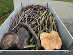 +- 4 kuub openhaardhout, Tuin en Terras, Haardhout, 3 tot 6 m³, Ophalen, Overige houtsoorten, Stammen