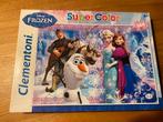 Frozen puzzel 104 stukjes, Ophalen of Verzenden, Meer dan 50 stukjes, Zo goed als nieuw, 6 jaar of ouder