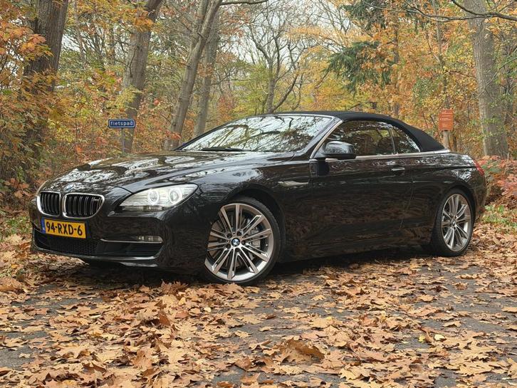 BMW 6 Serie Cabrio 650i High Executive NAP | Zeer netjes | V, Auto's, BMW, Bedrijf, Te koop, 6-Serie, 360° camera, ABS, Achteruitrijcamera