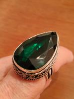 Mooie 925 ring met peridot maat 18, Sieraden, Tassen en Uiterlijk, Ringen, 18 tot 19, Verzenden, Nieuw, Met edelsteen