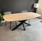 Eiken Tafels DEENS OVAAL - Massief Eiken - Matrix Poot NIEUW, Huis en Inrichting, Tafels | Eettafels, Eikenhout, Ophalen of Verzenden