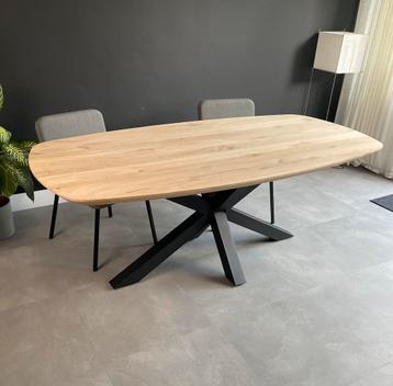Eiken Tafels DEENS OVAAL - Massief Eiken - Matrix Poot NIEUW beschikbaar voor biedingen