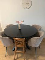 Ronde eettafel, Huis en Inrichting, Tafels | Eettafels, Gebruikt, 100 tot 150 cm, Rond, Ophalen of Verzenden