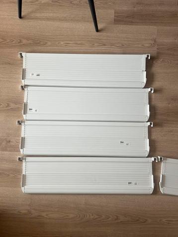 IKEA ladeverdeler uppdatera wit 4x 80cm & 1x 40cm
