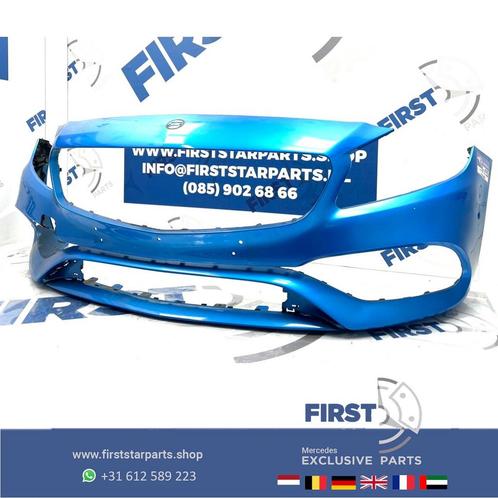W176 BUMPER FACELIFT AMG VOORBUMPER BLAUW ZWART WIT GRIJS GR, Auto-onderdelen, Carrosserie en Plaatwerk, Bumper, Mercedes-Benz