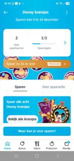 2 spaarkaarten voor AH disney kransjes, Albert Heijn, Ophalen