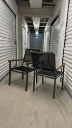(10 stuks beschikbaar) GLOSTER eettafel/terras stoelen, Stapelbaar, Gebruikt, Ophalen, Aluminium