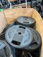 Technogym pu  urethane 20 kg Olympische halter  schijven, Ophalen, Halterschijven, Halter schijven, 2 x 20 kg