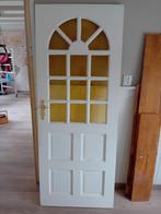 2x Binnendeur stomp 775x1985, Doe-het-zelf en Verbouw, Deuren en Horren, Ophalen of Verzenden, Glas, Binnendeur, 200 tot 215 cm
