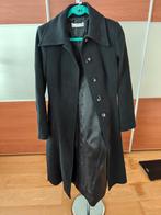 Mango mantel (M), Kleding | Dames, Jassen | Winter, Maat 38/40 (M), Mango, Zwart, Ophalen of Verzenden