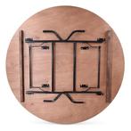 bankettafel hout met aluminium stootrand rond 153 cm, Info@edvonline.nl, Nieuw, Ophalen of Verzenden, Inductorstraat 9b Veenendaal