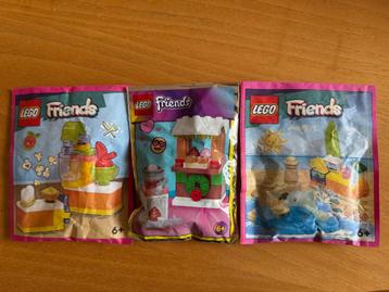 Lego 562206 + 562304 + 562306 Friends poly- en paperbags beschikbaar voor biedingen