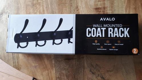 NIEUW in doos wandkapstok zwart 2 stuks, Huis en Inrichting, Woonaccessoires | Kapstokken, Nieuw, Wandkapstok, Minder dan 100 cm