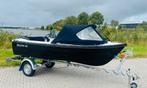 Sea Finder 435 | 9.8 PK Tohatsu | Trailer | 2022 | Zonnedek, Watersport en Boten, Sloepen, Ophalen, Zo goed als nieuw, 3 tot 6 meter