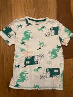 Hema T-shirt maat 122/128 groen wit caravan krokodil, Gebruikt, Ophalen of Verzenden, Shirt of Longsleeve, Hema