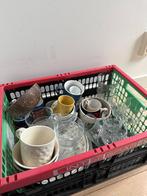 Borden, (wijn)glazen, mokken en kommen, Huis en Inrichting, Keuken | Servies, Ophalen, Gebruikt, Overige stijlen, Overige materialen
