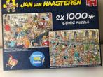 Puzzels van Haasteren 2 X 1000 stuks, Ophalen of Verzenden, 500 t/m 1500 stukjes, Zo goed als nieuw, Legpuzzel