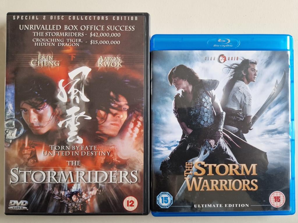 The Storm Warriors [BLU-RAY] + The Storm Riders [2-DVD-SET], Cd's en Dvd's, Blu-ray, Zo goed als nieuw, Actie, Verzenden