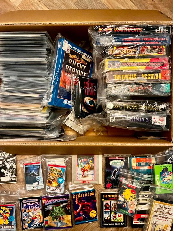 C64 Spellen  - Ik verkoop de spellen uit onze jeugd!, Computers en Software, Vintage Computers, Ophalen of Verzenden