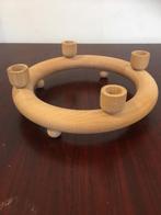 Houten kaarsenhouder. Deens Design, Ophalen of Verzenden, Zo goed als nieuw, Motorboot of Zeilboot