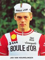 Cyclisme - Wielrenkaart Jan van Houwelingen Boule d’Or, Verzamelen, Ophalen of Verzenden, Zo goed als nieuw, Ajax, Spelerskaart