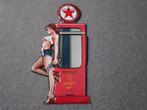 PIN UP GIRL MET SPIEGEL RECLAMEBORD, Ophalen, Zo goed als nieuw, Reclamebord
