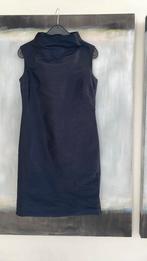 Pauw zijden jurk blauw mt 1, Ophalen of Verzenden, Zo goed als nieuw, Blauw, Boven de knie