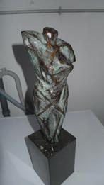 John Verbroeck bronzen naakte vrouwentorso 1/1 Monogrammeerd, Ophalen of Verzenden