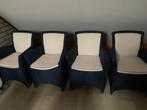 Lloyd Loom eetkamerstoelen originele 3504 design, Huis en Inrichting, Stoelen, Ophalen, Gebruikt, Blauw, Riet of Rotan