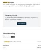 Drenthe200 ticket, Eén persoon