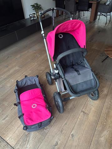 Bugaboo Cameleon Complete Set (Hot Pink/Grijs) - 2-in-1 beschikbaar voor biedingen