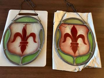 glas in lood raamhangers, raamhanger glas in lood beschikbaar voor biedingen