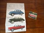Auto folder brochure Auto-Union 1000, Ophalen of Verzenden, Zo goed als nieuw, Overige merken