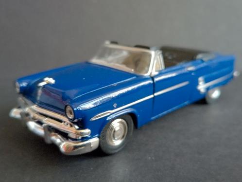 Ford Crestline Sunliner 1953 blue 1:36 Welly Pol, Hobby en Vrije tijd, Modelauto's | Overige schalen, Nieuw, Auto, Verzenden